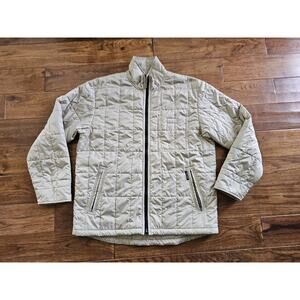 Polo Sport Ralph Lauren Beige Quilted Jacket Men's L Vintage